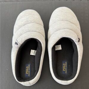 Polo by Ralph Lauren Gray and Black Slip-On Loafers